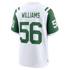 Quincy Williams New York Jets Alternate Game Jersey - White - Nike