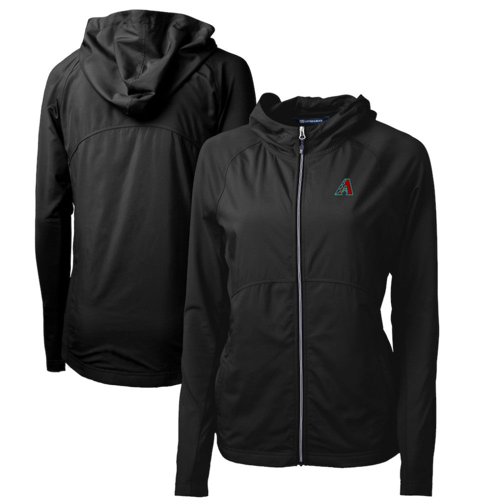 Arizona Diamondbacks Cutter & Buck Women's Adapt Eco Knit Hybrid Recycled Full-Zip Hoodie Online