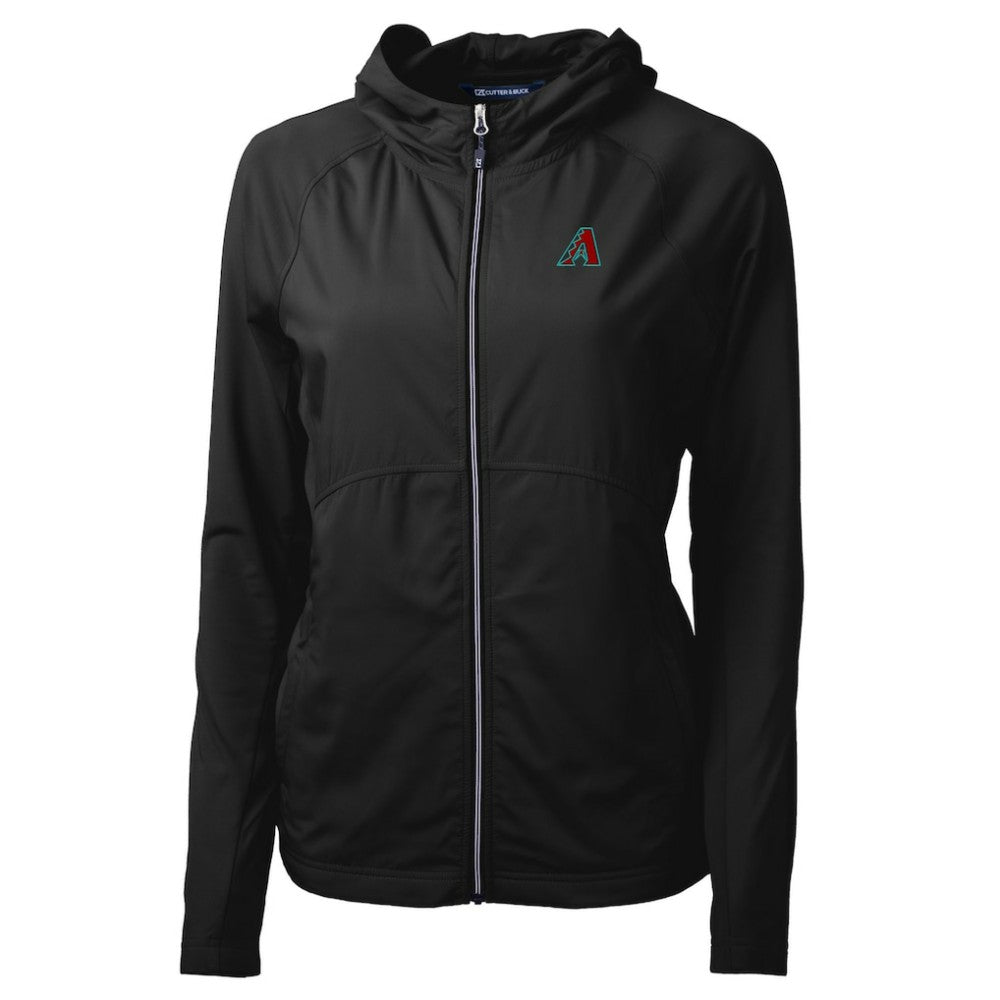 Arizona Diamondbacks Cutter & Buck Women's Adapt Eco Knit Hybrid Recycled Full-Zip Hoodie Online