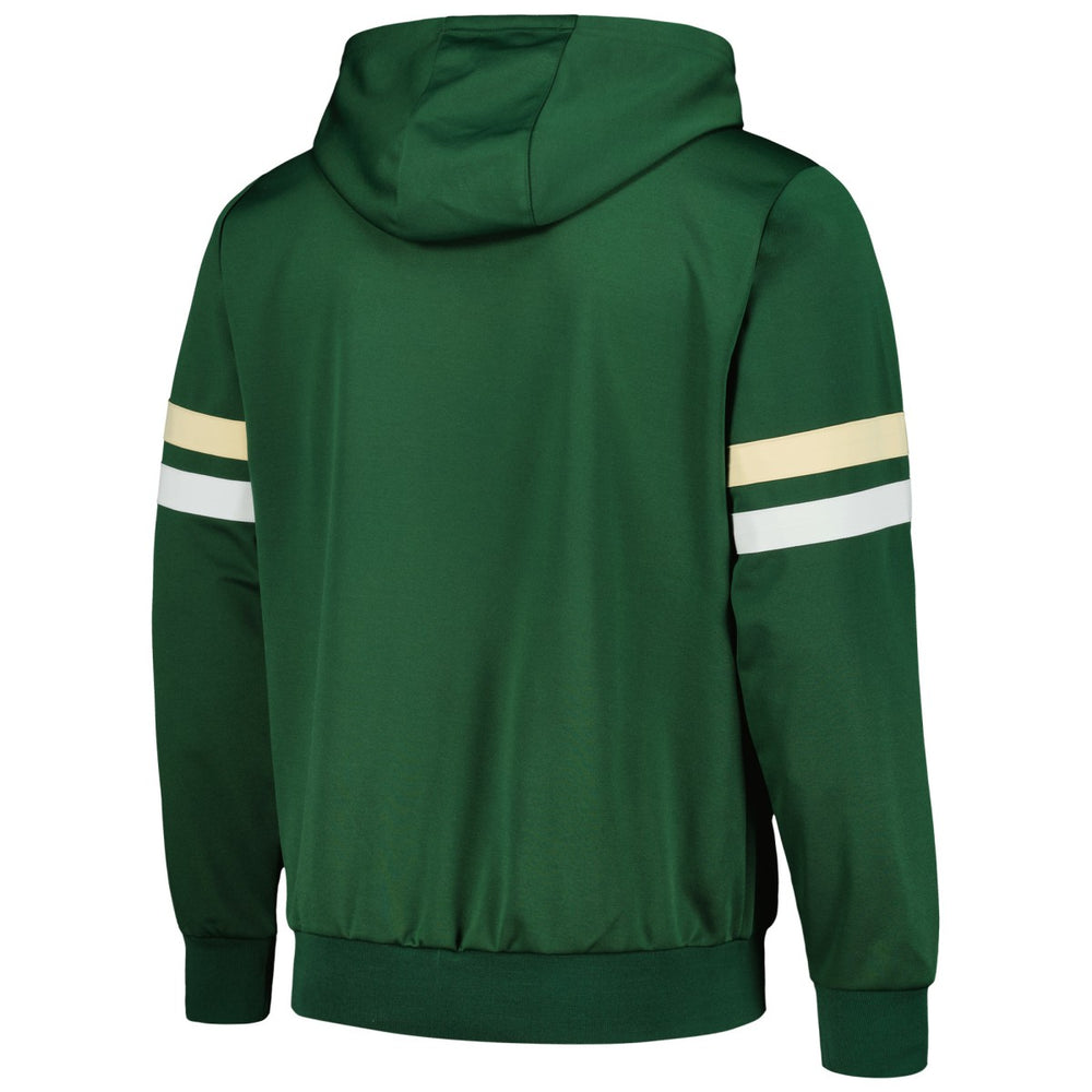 Milwaukee Bucks G-III Sports by Carl Banks Contender Full-Zip Hoodie Jacket Hunter Green