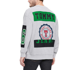Boston Celtics Tommy Jeans Hayes Crew Neck Pullover Sweatshirt Heather Gray