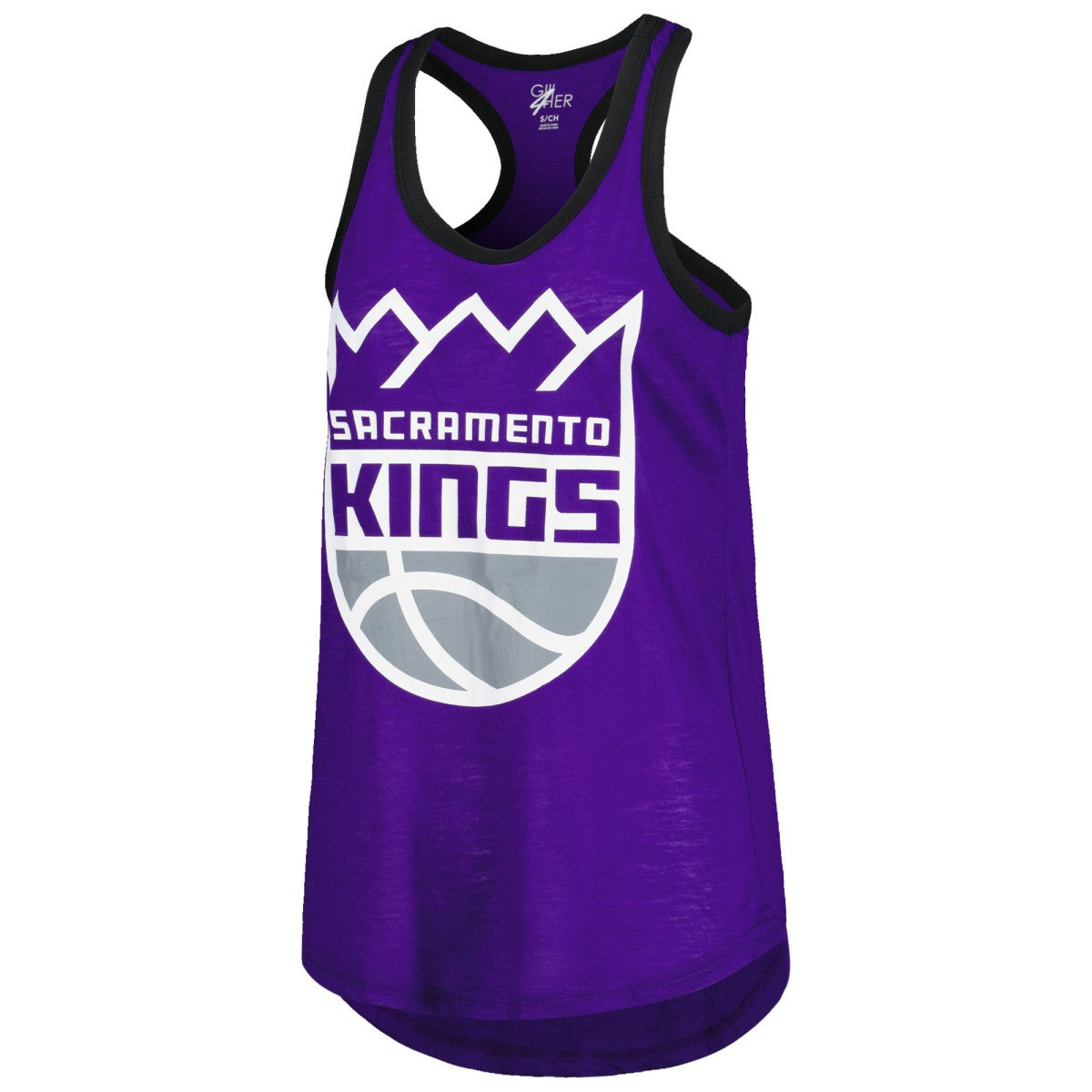 Sacramento Kings G-III 4Her by Carl Banks Women's Showdown Scoop-Neck Racerback Tank Top Purple