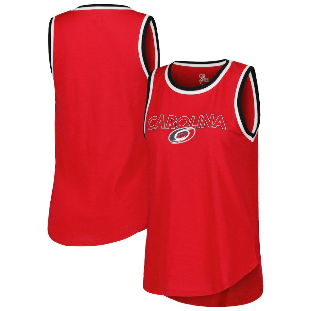 Carolina Hurricanes G-III 4Her by Carl Banks Women's Strategy Tank Top - Red | NHL online