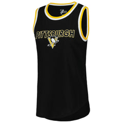 Pittsburgh Penguins G-III 4Her by Carl Banks Women's Strategy Tank Top - Black | NHL Lifestyle