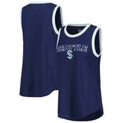 Seattle Kraken G-III 4Her by Carl Banks Women's Strategy Tank Top - Deep Sea Blue | NHL discount