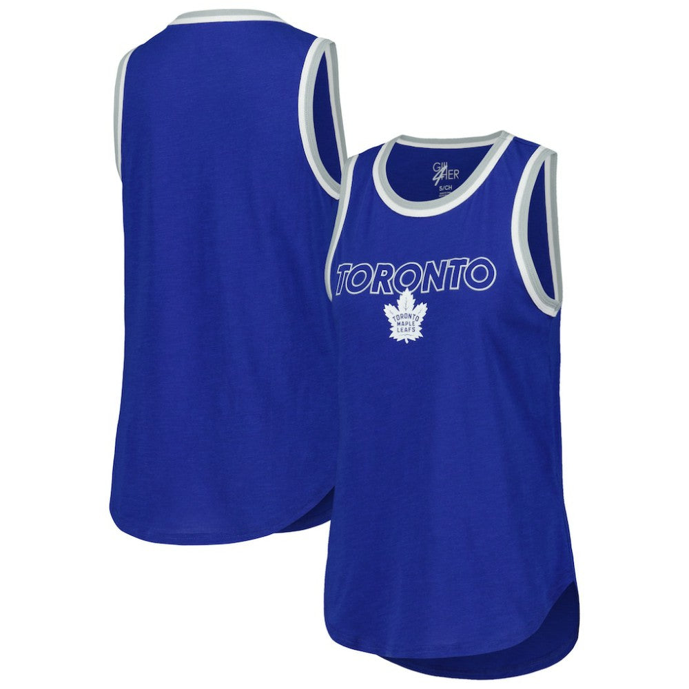 Toronto Maple Leafs G-III 4Her by Carl Banks Women's Strategy Tank Top - Blue | NHL sale