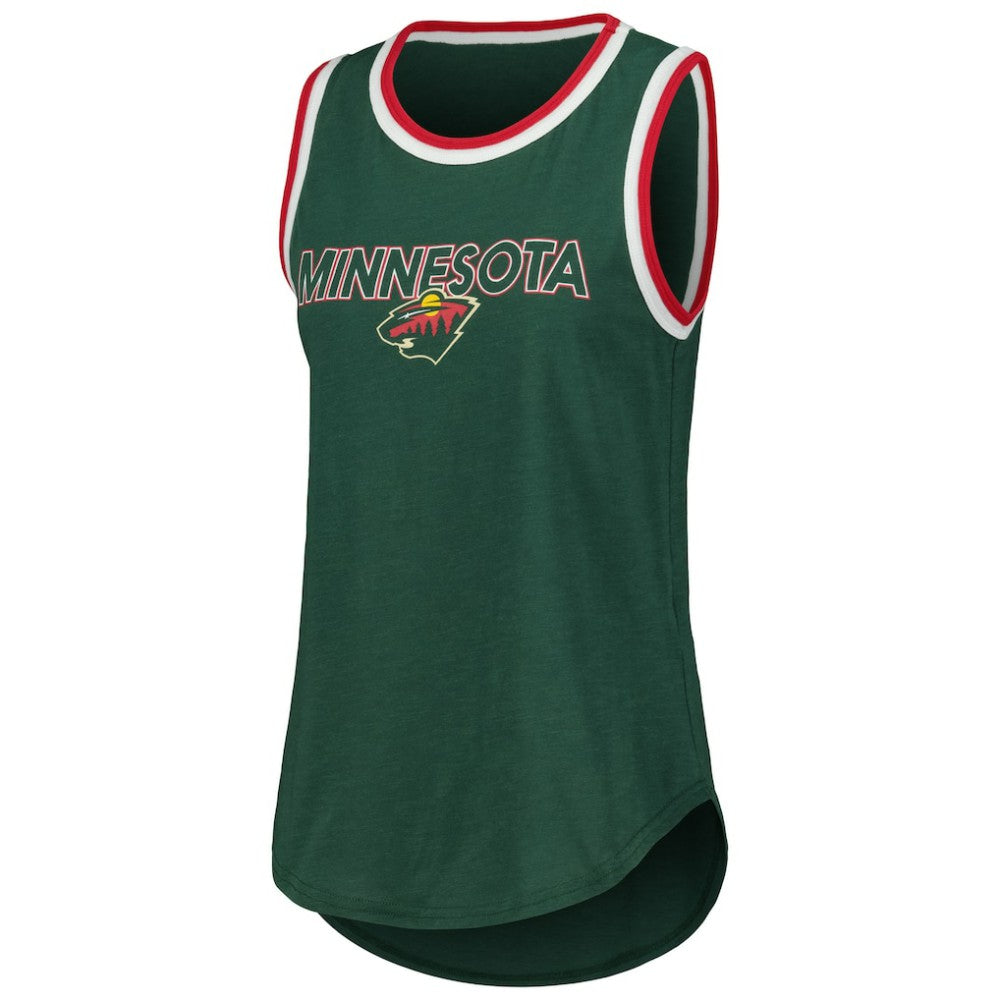 Minnesota Wild G-III 4Her by Carl Banks Women's Strategy Tank Top - Green | NHL on sale