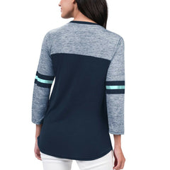 Seattle Kraken G-III 4Her by Carl Banks Women's Play The Game 3/4-Sleeve T-Shirt - Deep Sea Blue | NHL online