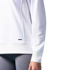 New York Rangers MSX by Michael Strahan Women's Millie Raglan Pullover Sweatshirt - White | NHL online
