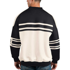 Vegas Golden Knights Starter Defense Fleece Crewneck Pullover Sweatshirt - White | NHL sale