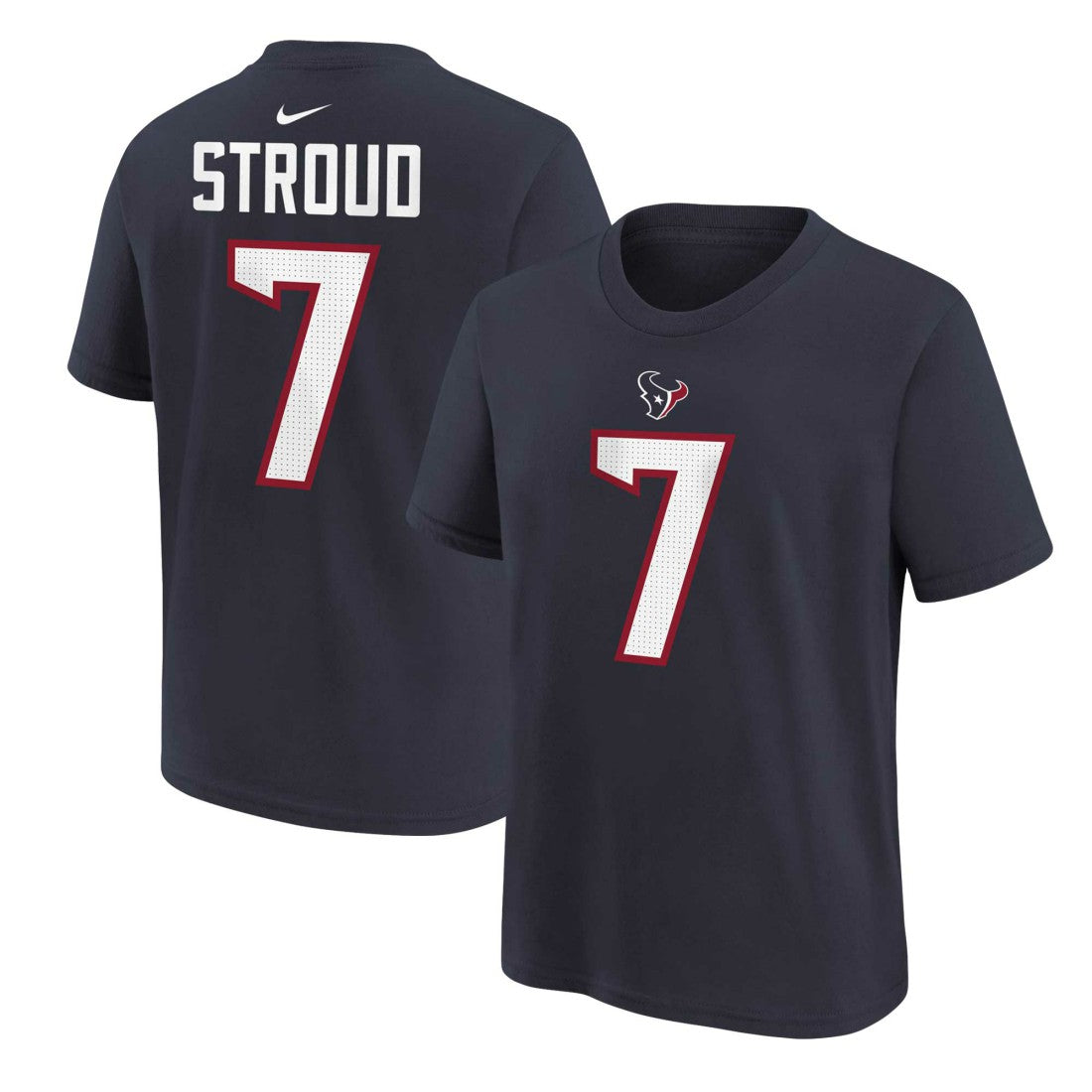 C.J. Stroud Houston Texans Preschool Player Name & Number T-Shirt - Navy - Nike