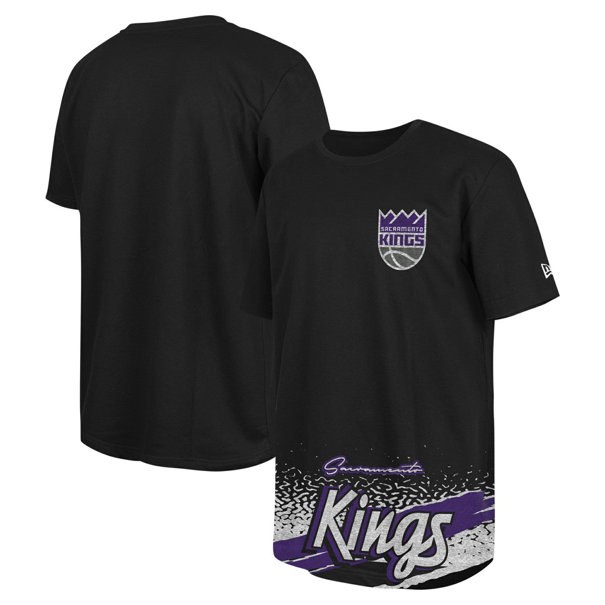 New Era Sacramento Kings Sport Classic T-Shirt Black