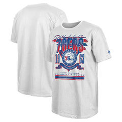 New Era Philadelphia 76ers Sport Classics Oversized T-Shirt White