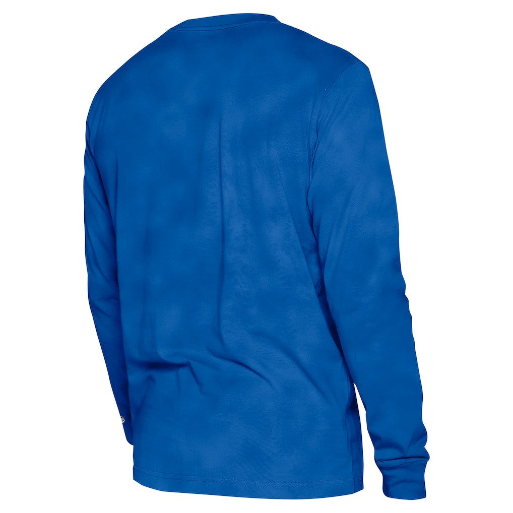 New Era Philadelphia 76ers Unisex Oversized Essentials Enzyme Wash Long Sleeve T-Shirt Royal