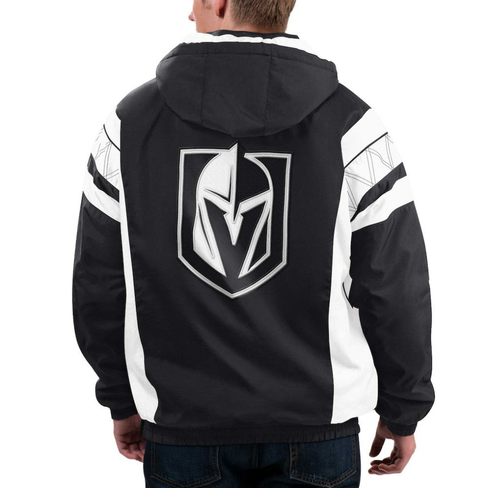 Vegas Golden Knights Starter Home Team Half-Zip Hoodie Jacket - Black | NHL online