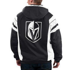 Vegas Golden Knights Starter Home Team Half-Zip Hoodie Jacket - Black | NHL online