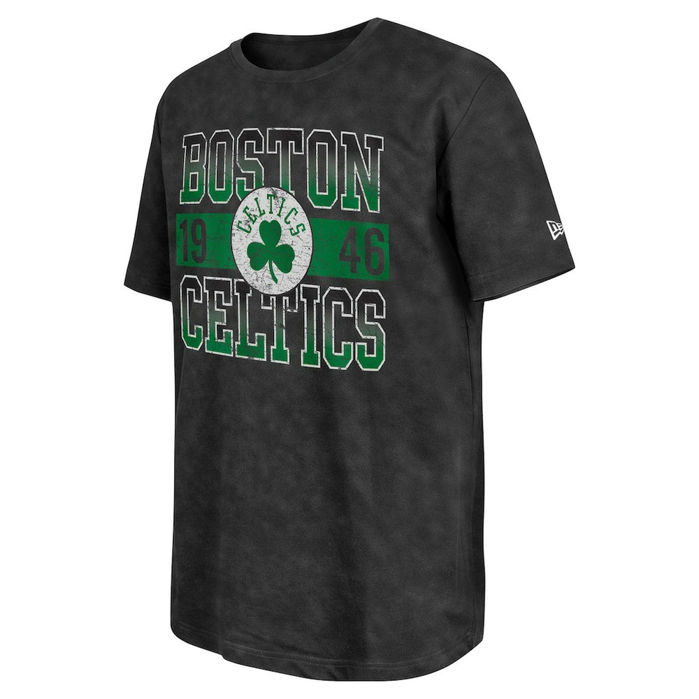 New Era Boston Celtics Enzyme Washed Oversized T-Shirt Black