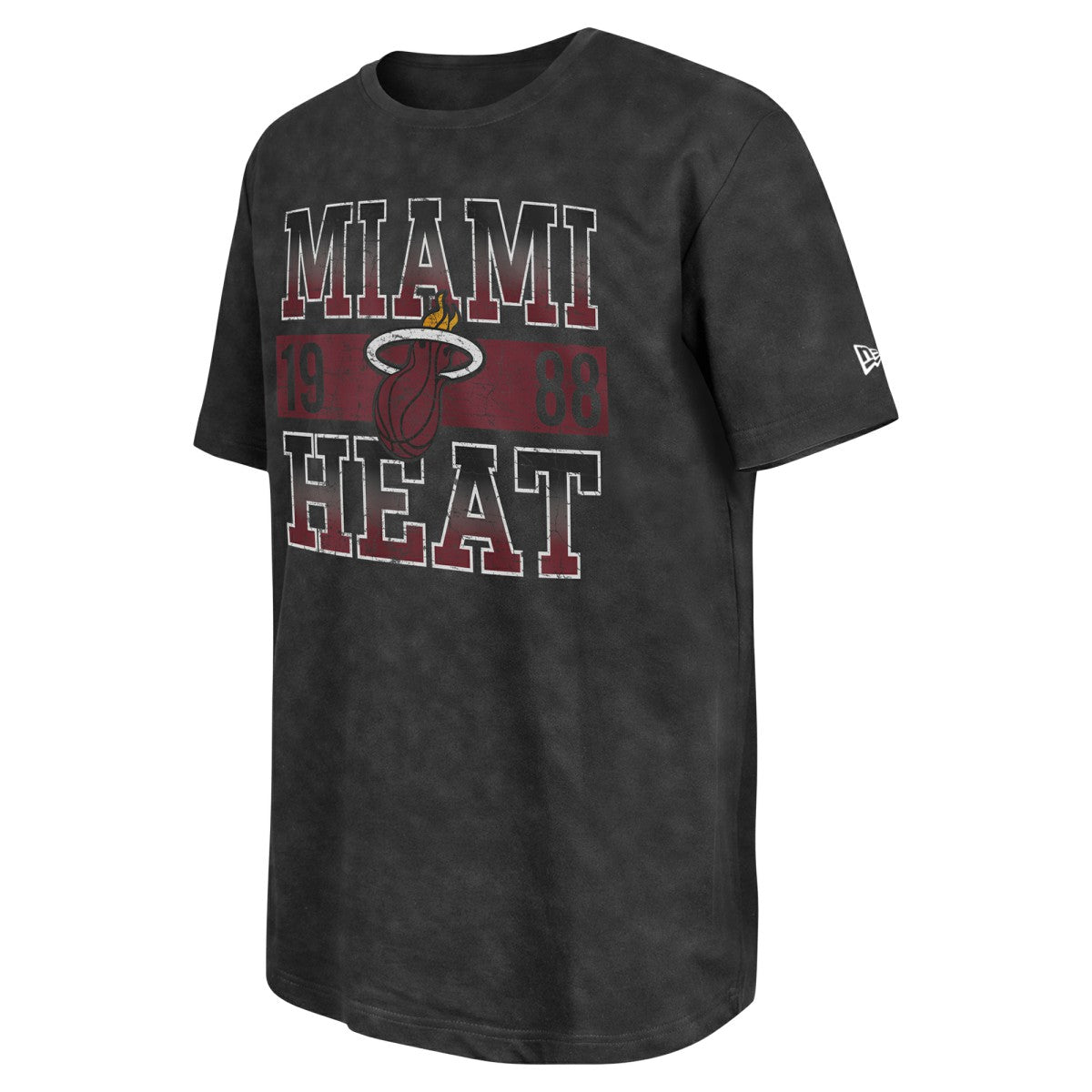 New Era Miami Heat Enzyme Washed Oversized T-Shirt Black