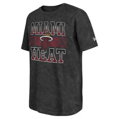 New Era Miami Heat Enzyme Washed Oversized T-Shirt Black