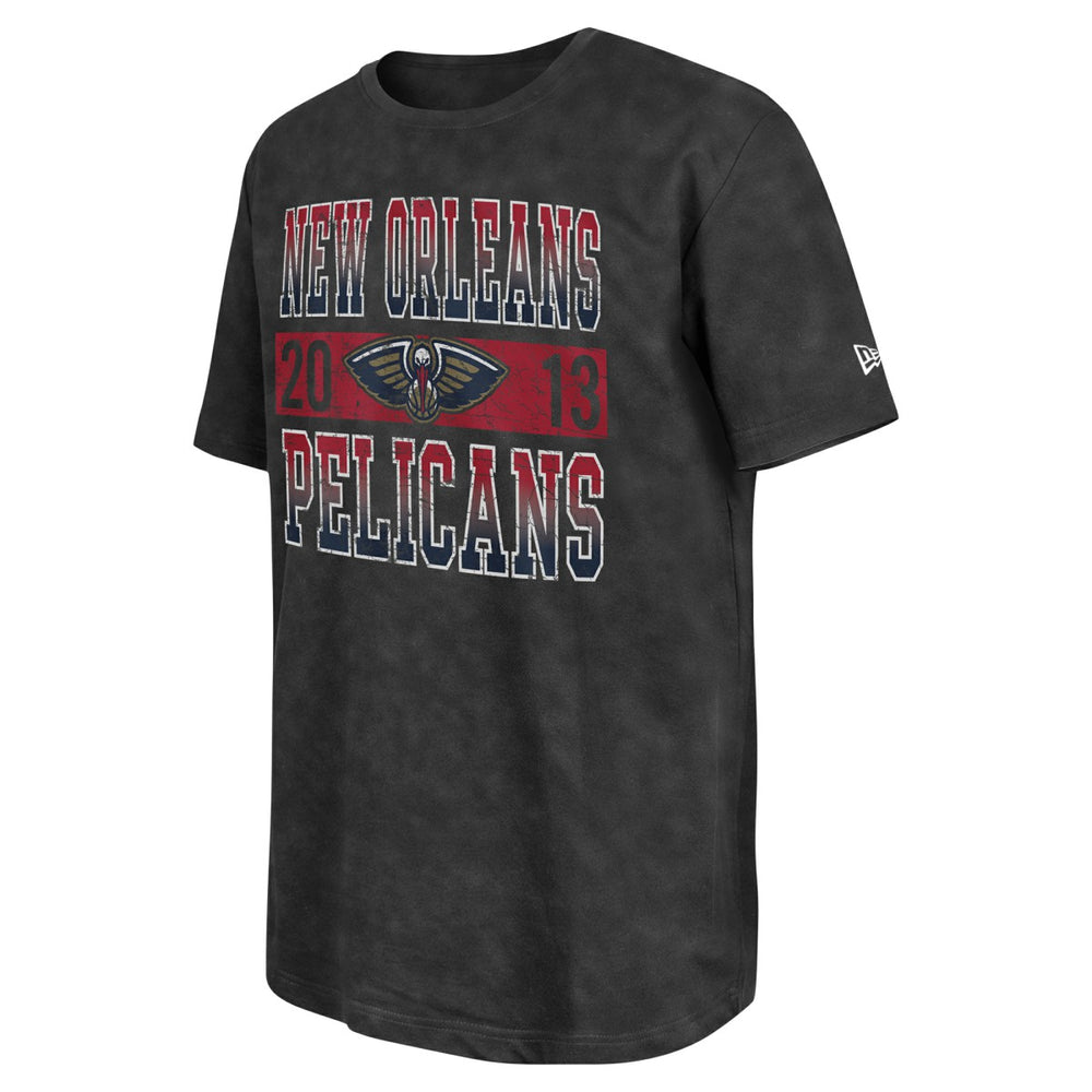 New Era New Orleans Pelicans Enzyme Washed Oversized T-Shirt Black
