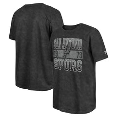 New Era San Antonio Spurs Enzyme Washed Oversized T-Shirt Black
