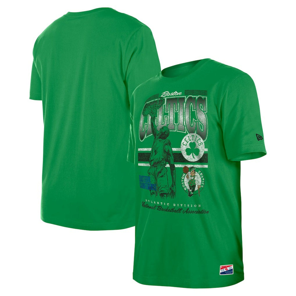New Era Boston Celtics Enzyme Wash Oversized T-Shirt Kelly Green