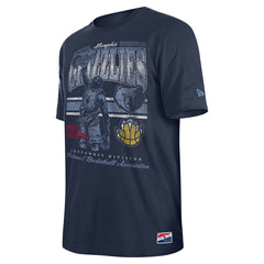 New Era Memphis Grizzlies Enzyme Wash Oversized T-Shirt Navy