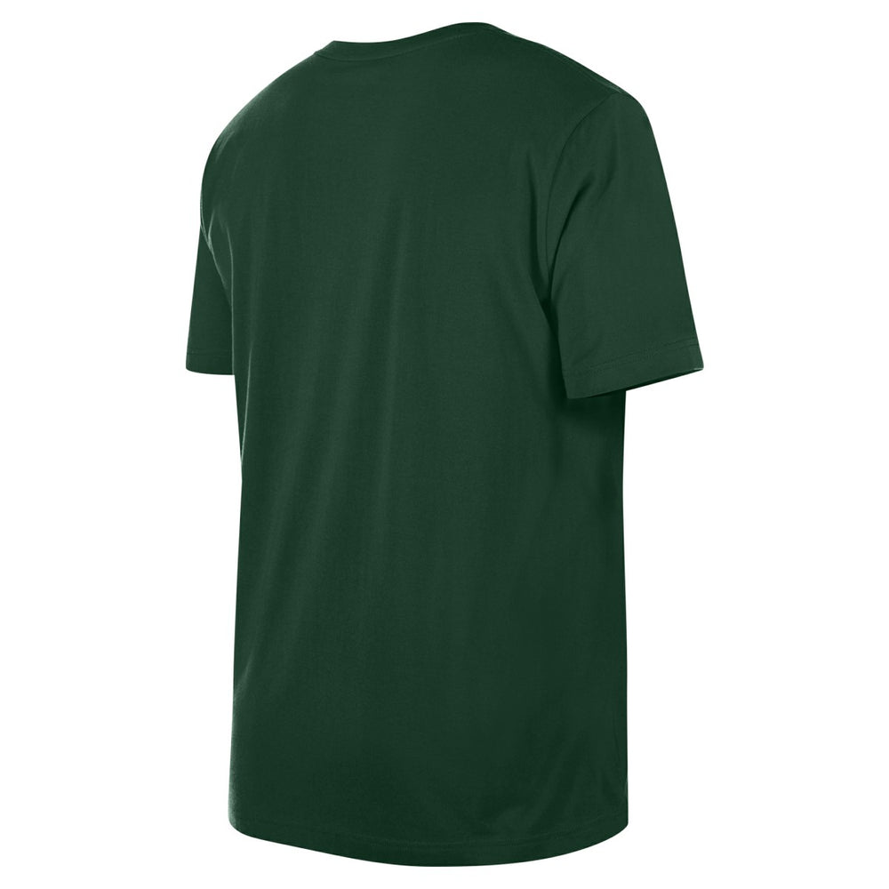 New Era Milwaukee Bucks Enzyme Wash Oversized T-Shirt Hunter Green