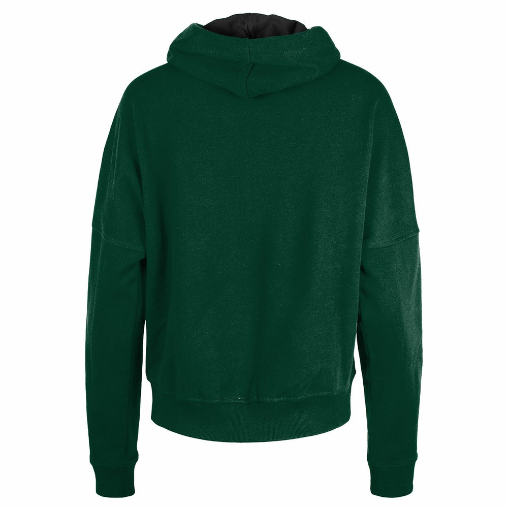 New Era Milwaukee Bucks Women's Boxy Pullover Hoodie Hunter Green