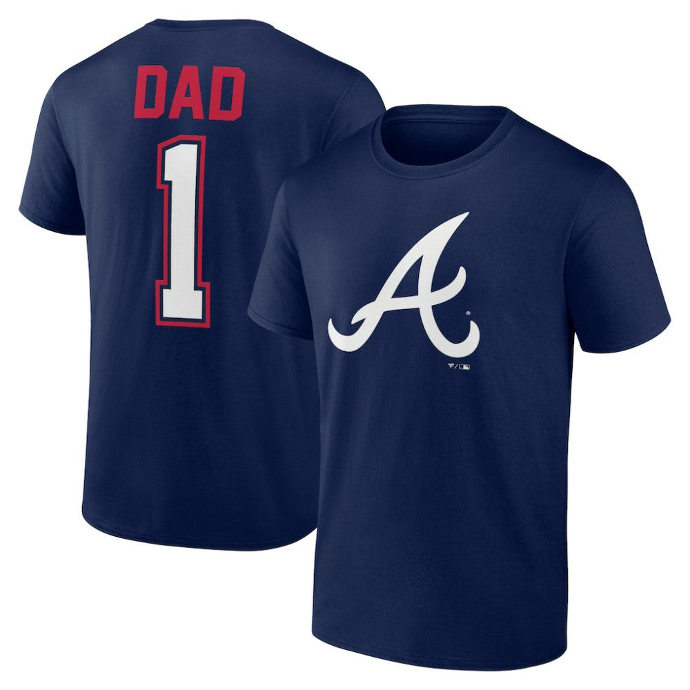 Atlanta Braves Father's Day #1 Dad T-Shirt Discount