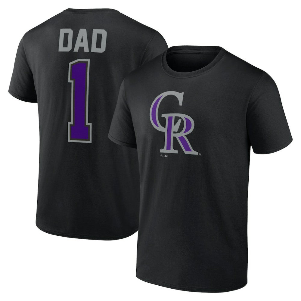 Colorado Rockies Father's Day #1 Dad T-Shirt Discount