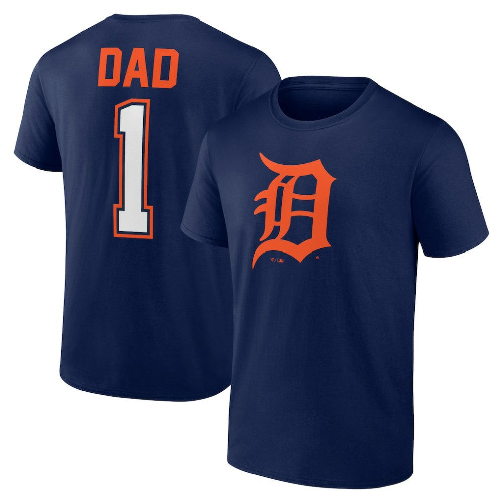 Detroit Tigers Father's Day #1 Dad T-Shirt Near Me