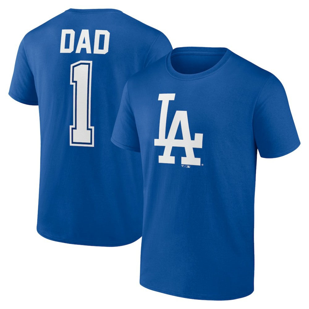 Los Angeles Dodgers Father's Day #1 Dad T-Shirt Online