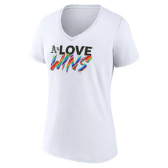 Athletics Women's Love Wins V-Neck T-Shirt Sale
