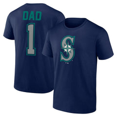 Seattle Mariners Father's Day #1 Dad T-Shirt Sale