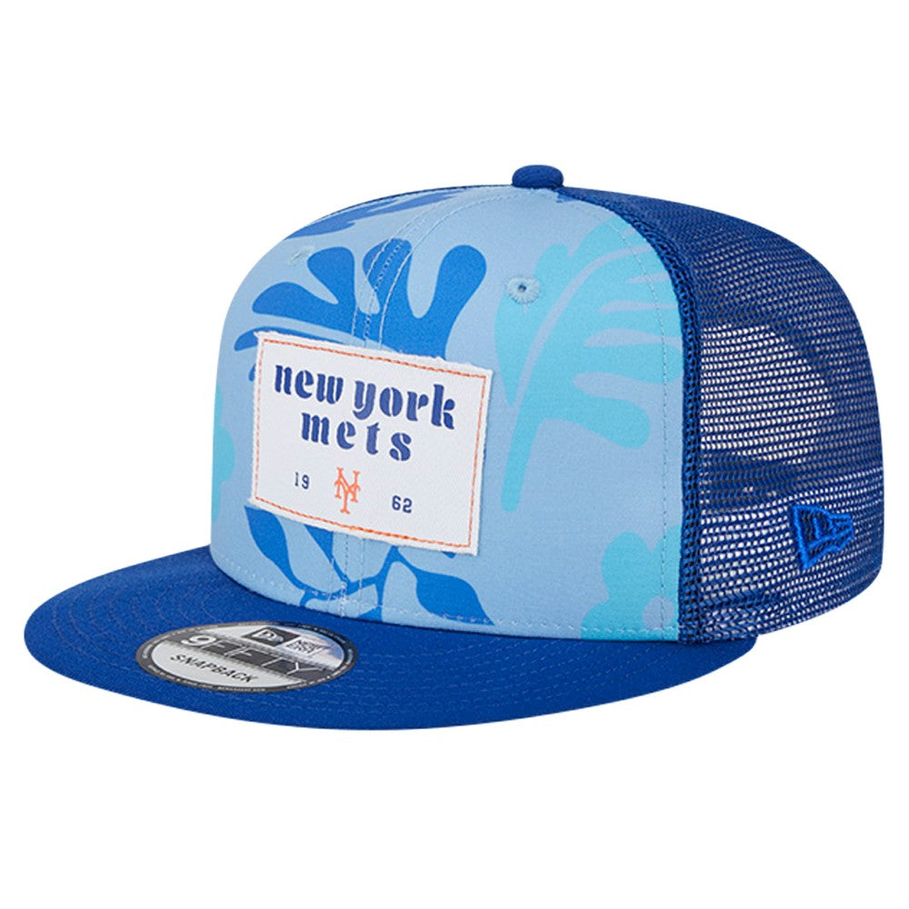 New York Mets New Era Bikini Bottom Trucker 9FIFTY Snapback Hat Discount