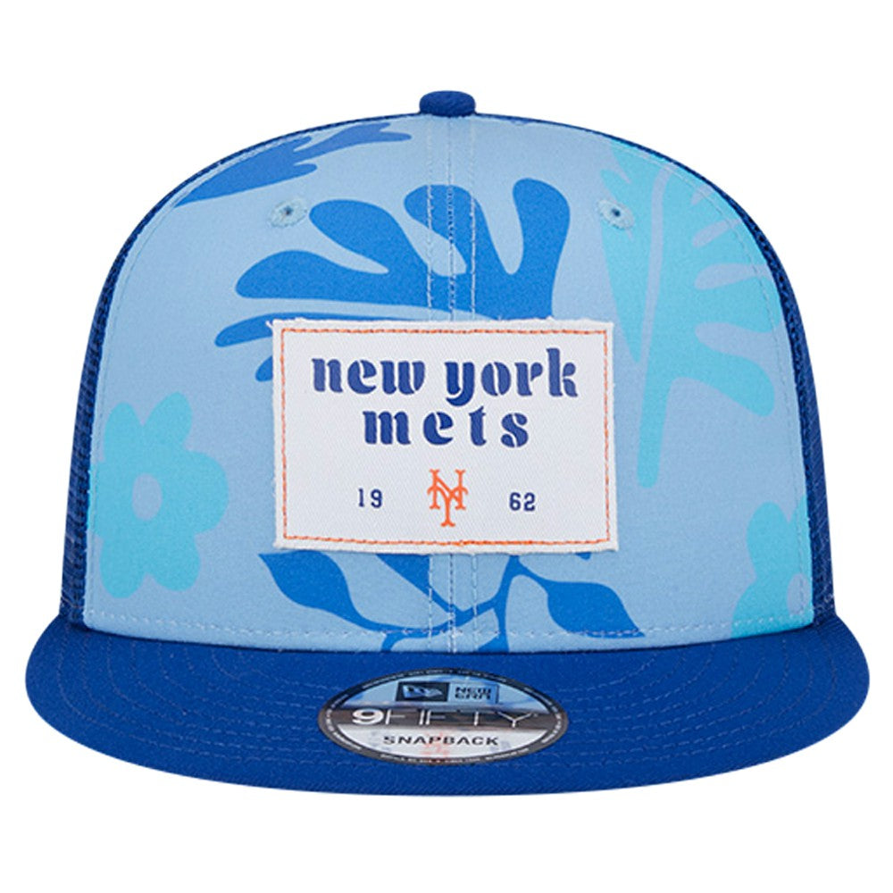 New York Mets New Era Bikini Bottom Trucker 9FIFTY Snapback Hat Discount