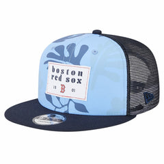 Boston Red Sox New Era Bikini Bottom Trucker 9FIFTY Snapback Hat for sale