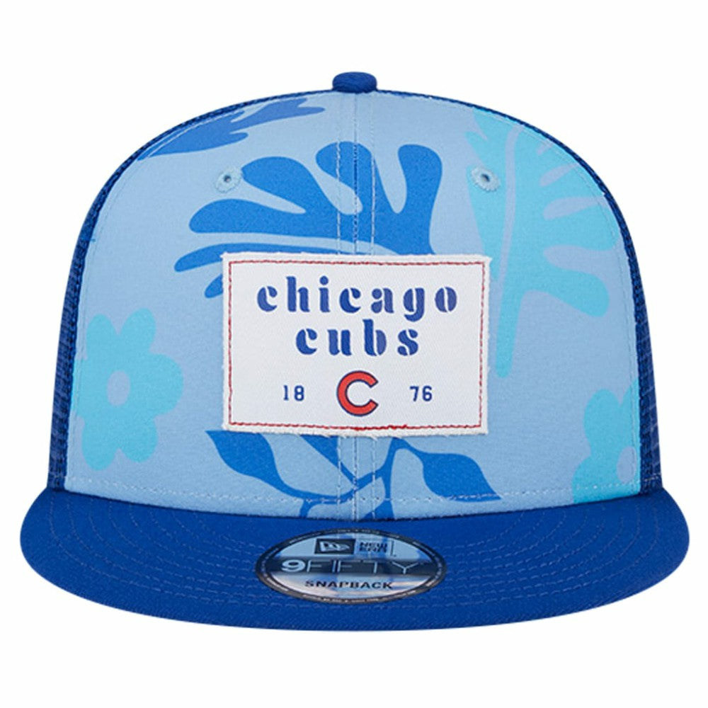 Chicago Cubs New Era Bikini Bottom Trucker 9FIFTY Snapback Hat Online