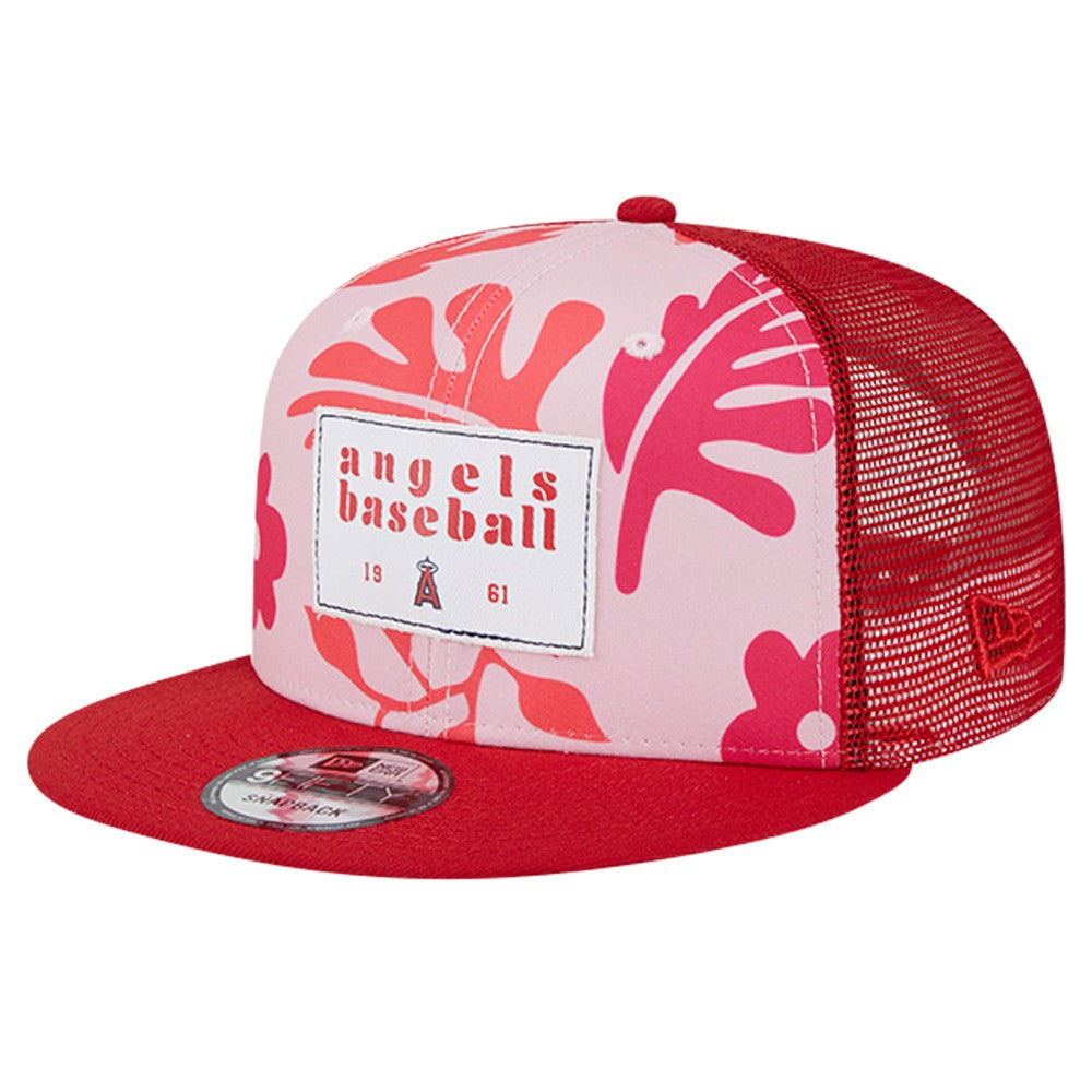 Los Angeles Angels New Era Bikini Bottom Trucker 9FIFTY Snapback Hat Discount