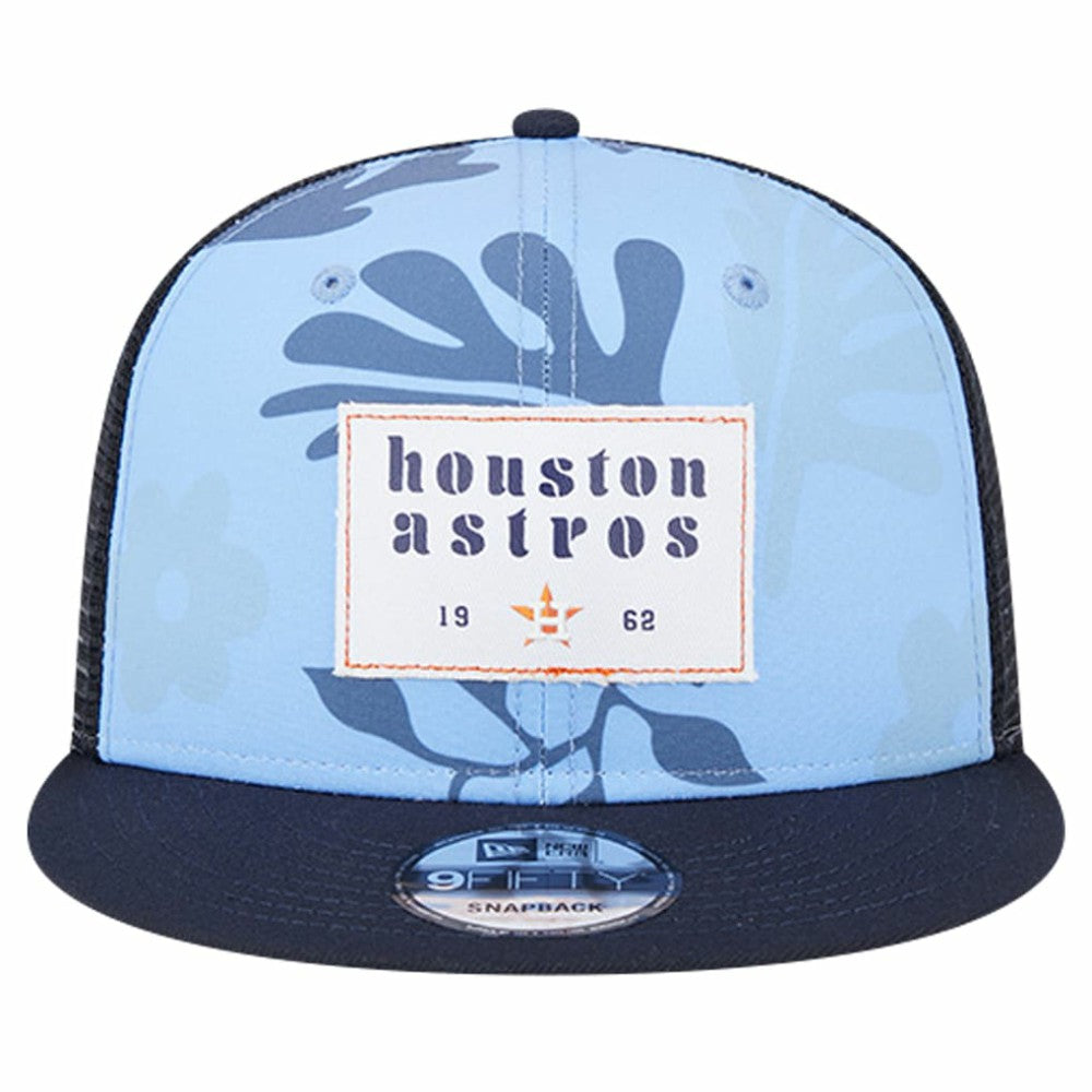 Houston Astros New Era Bikini Bottom Trucker 9FIFTY Snapback Hat Discount