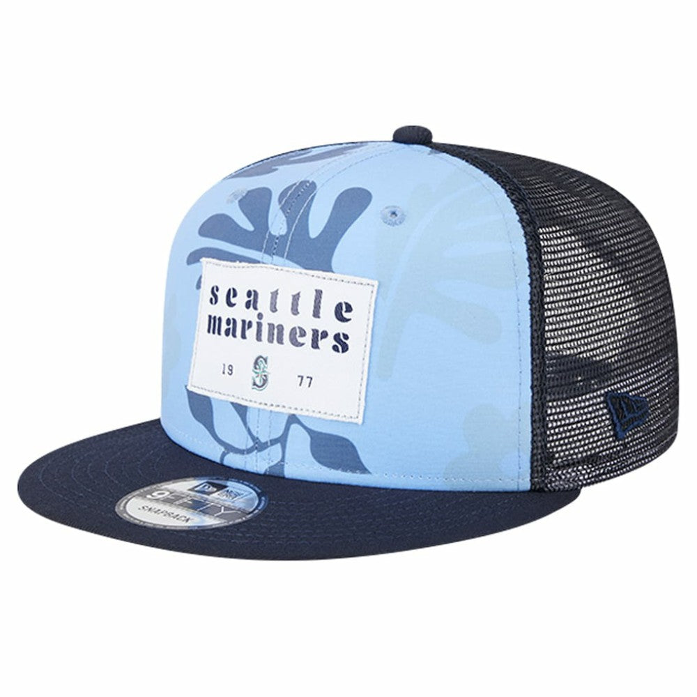 Seattle Mariners New Era Bikini Bottom Trucker 9FIFTY Snapback Hat Outlet