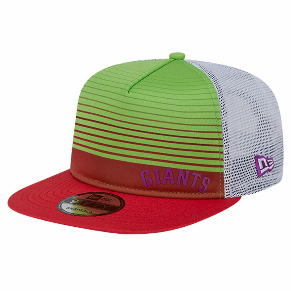 San Francisco Giants New Era Neon Horizon A-Frame Trucker 9FIFTY Snapback Hat Online