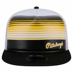 Pittsburgh Pirates New Era Team Horizon 9FIFTY A-Frame Trucker Snapback Hat for sale