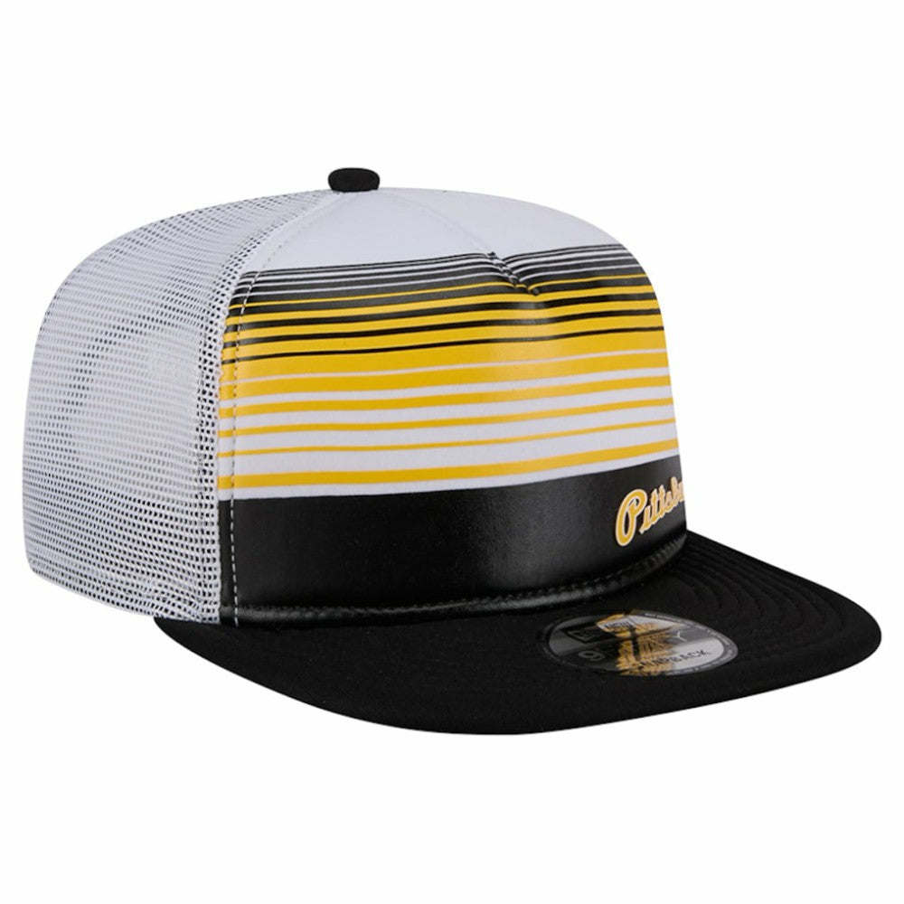 Pittsburgh Pirates New Era Team Horizon 9FIFTY A-Frame Trucker Snapback Hat for sale