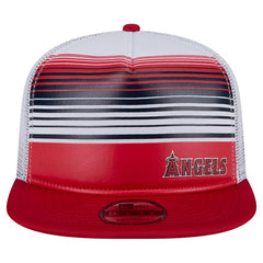 Los Angeles Angels New Era Team Horizon 9FIFTY A-Frame Trucker Snapback Hat for sale