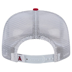 Los Angeles Angels New Era Team Horizon 9FIFTY A-Frame Trucker Snapback Hat for sale