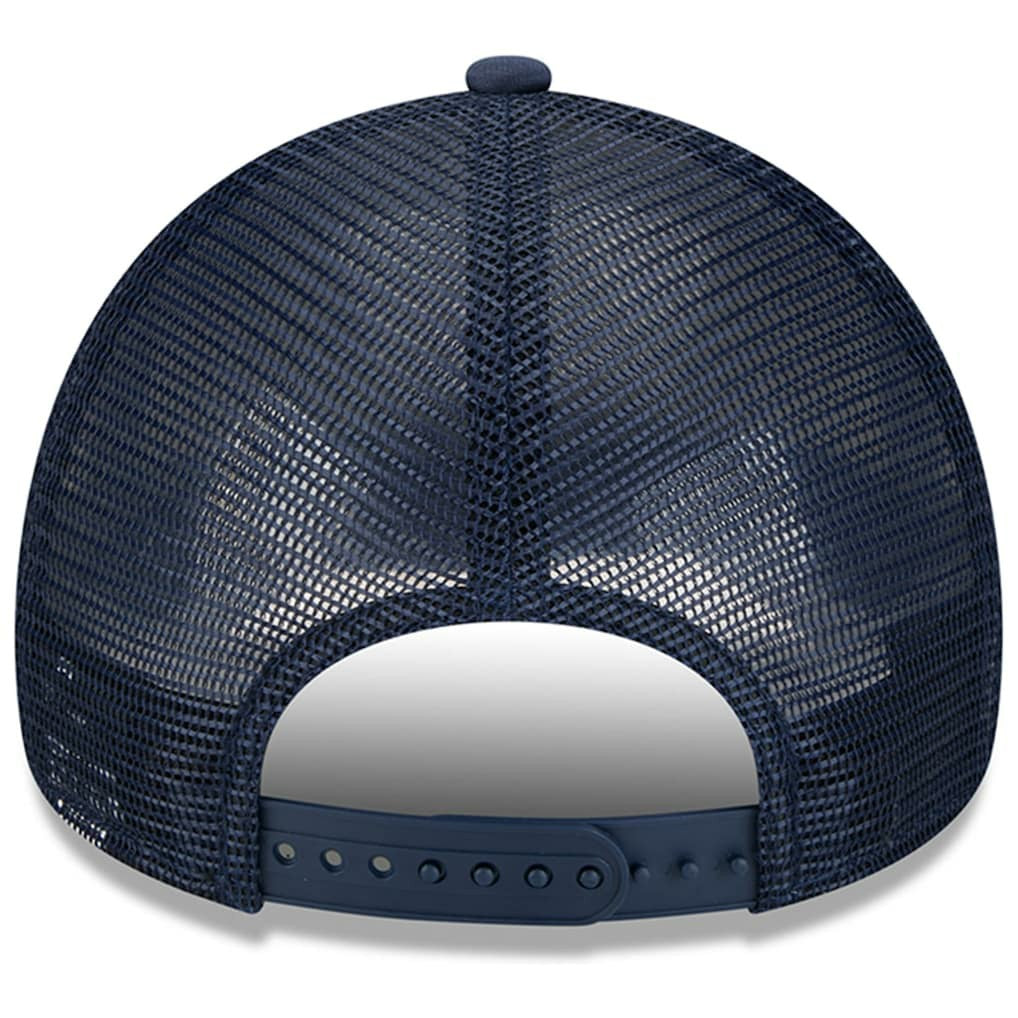 New York Giants New Era Retro Wordmark A-Frame 9FORTY Adjustable Hat - White/Royal - NFL