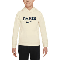 Nike - Paris Saint-Germain Youth Club Pullover Hoodie - Cream