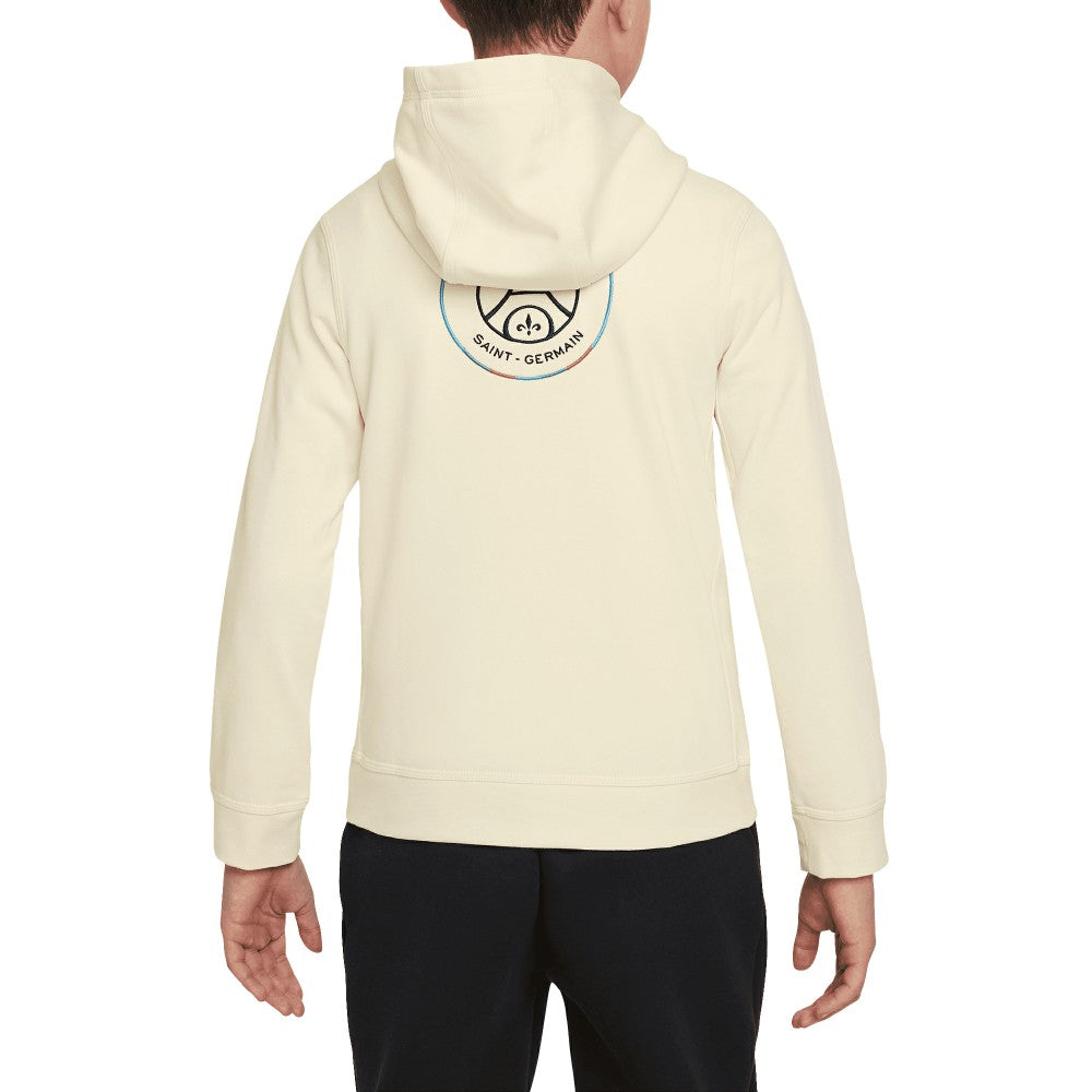 Nike - Paris Saint-Germain Youth Club Pullover Hoodie - Cream